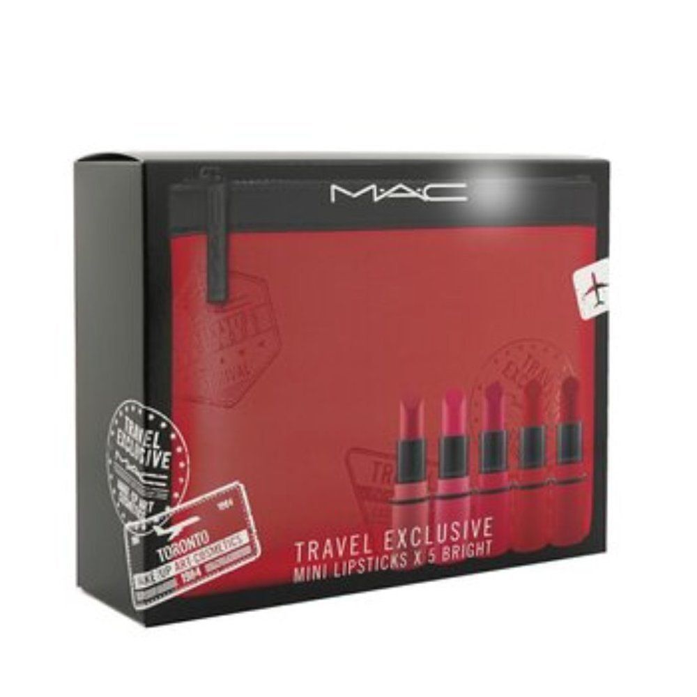 M.A.C. Travel Exclusive Mini Lipsticks X 5 - Bright